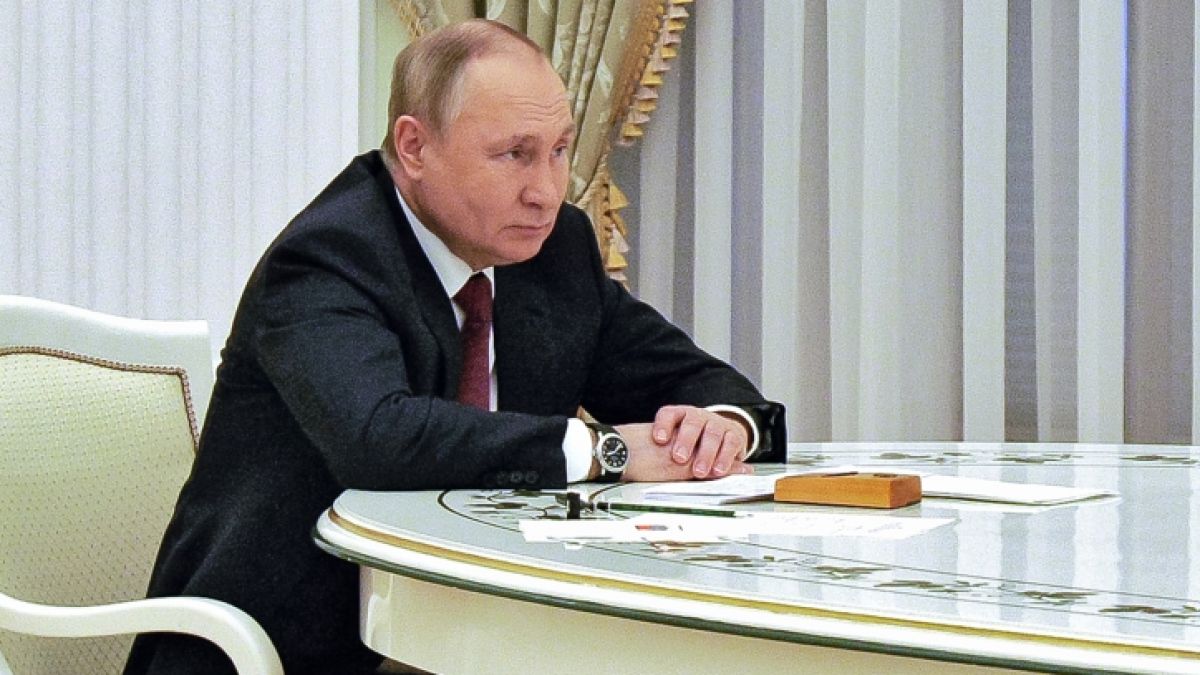 Wladimir Putin plant angeblich ein Fake-Video für einen Ukraine-Einmarsch. (Foto)