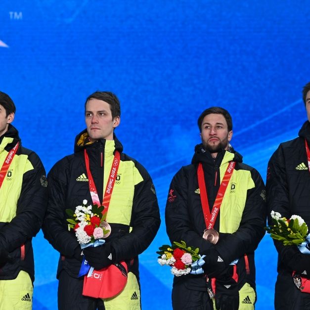 Deutsche Skisprung-Herren holen Olympia-Bronze im Teamspringen