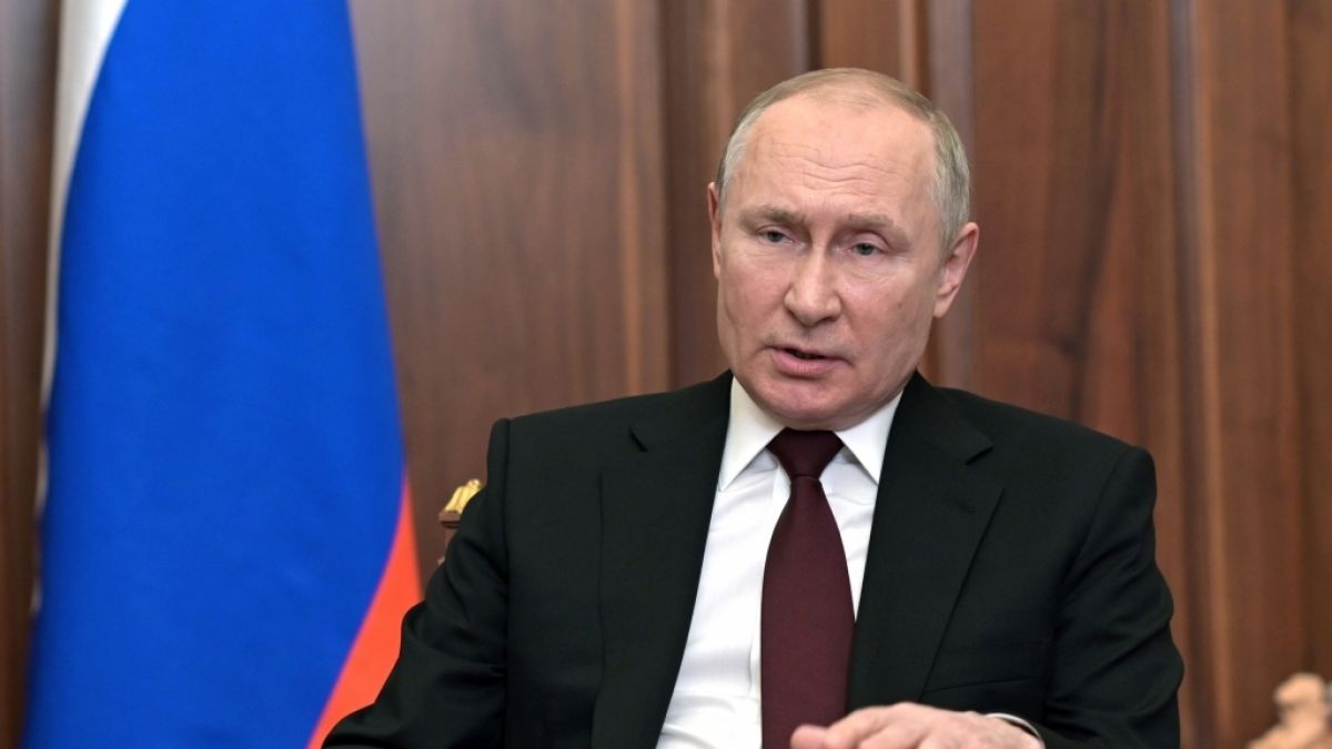 Wladimir Putin droht der Ukraine nach seiner Rede mit "gefährlichen Folgen". (Foto)