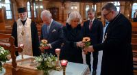 Herzogin Camilla ging der Besuch in der ukrainischen katholischen Kathedrale in London an die Nieren.