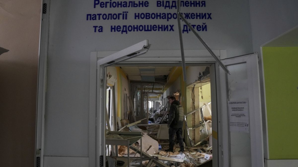 Russische Bomben haben eine Geburtsklinik in Mariupol zerstört. (Foto)