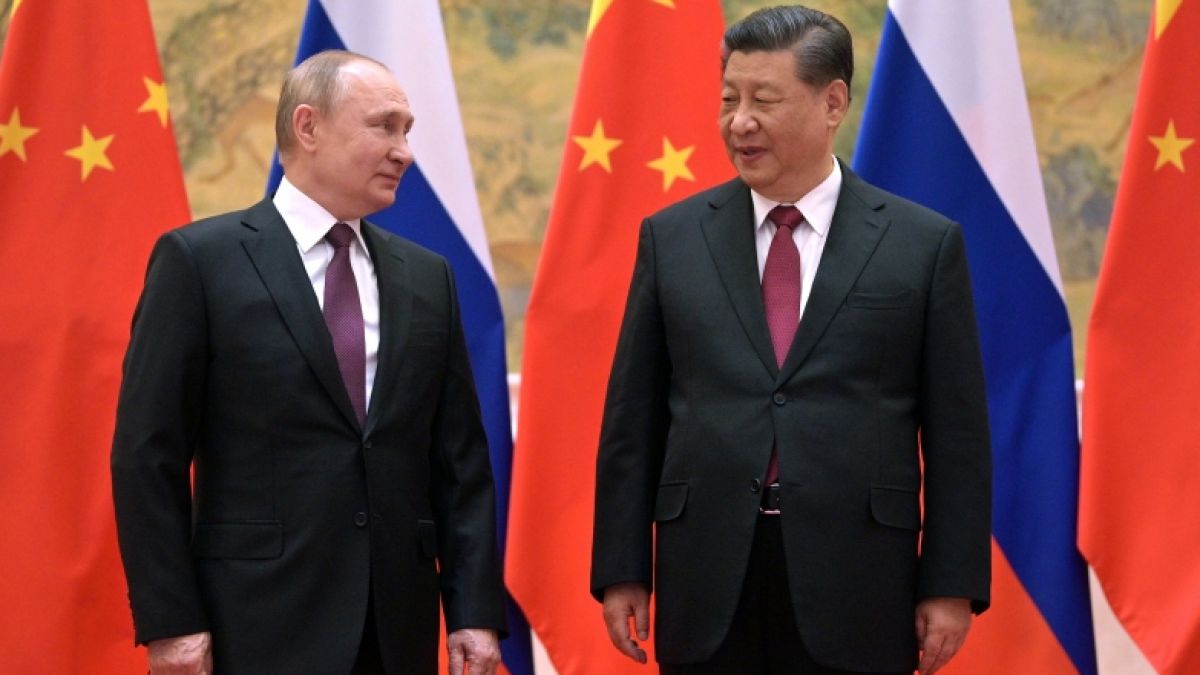 Kann sich Wladimir Putin (l.) auf Yi Jinping verlassen? (Foto)