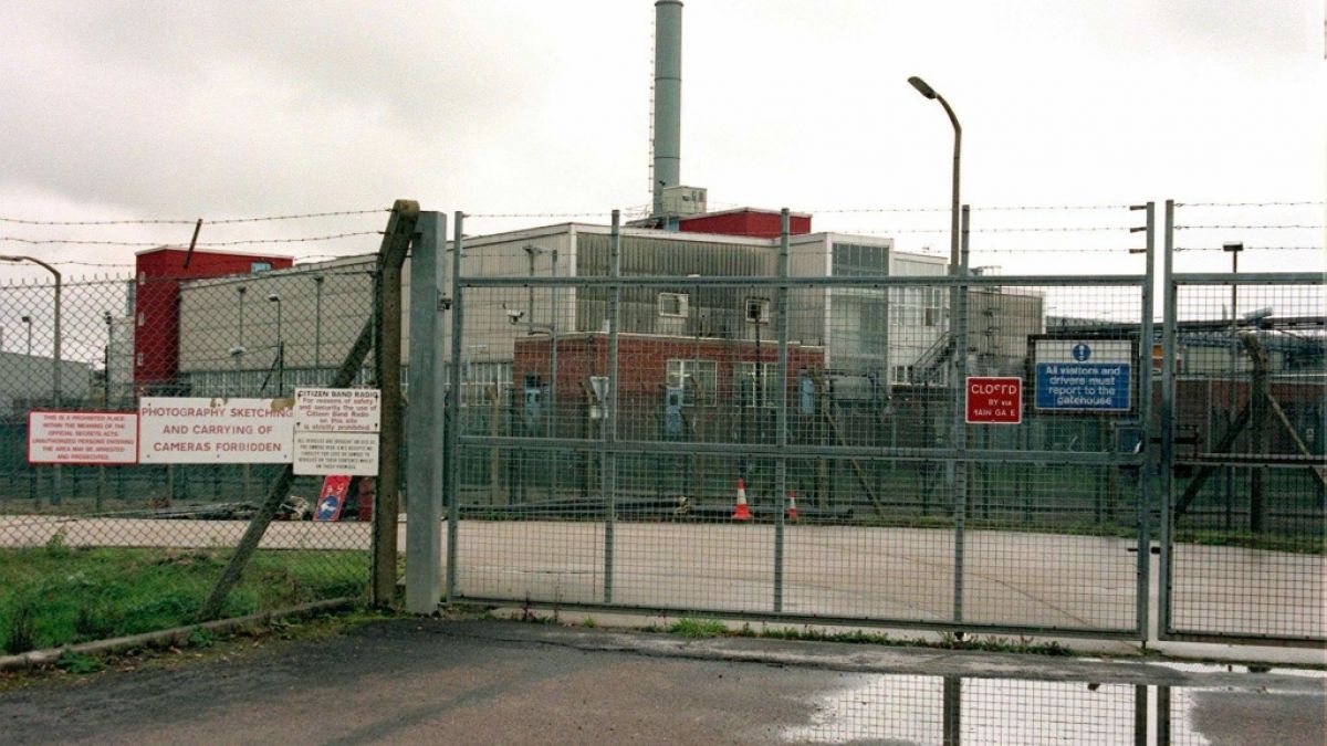 In der Atomwaffenfabrik in Aldermaston wurden die Sprengköpfe abgeholt. (Foto)