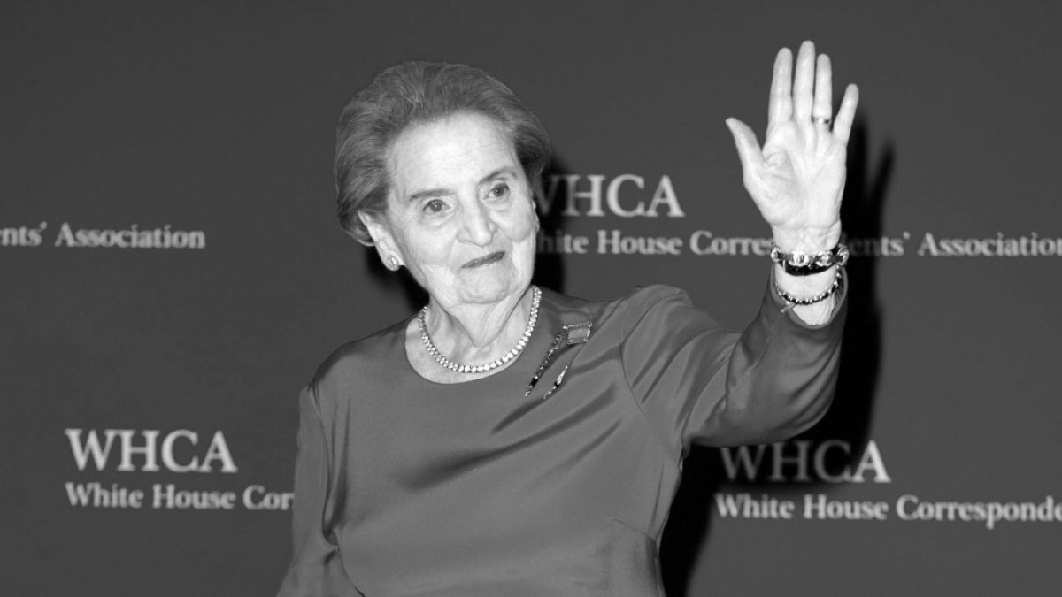 Die frühere US-Außenministerin Madeleine Albright ist mit 84 Jahren gestorben. (Foto)
