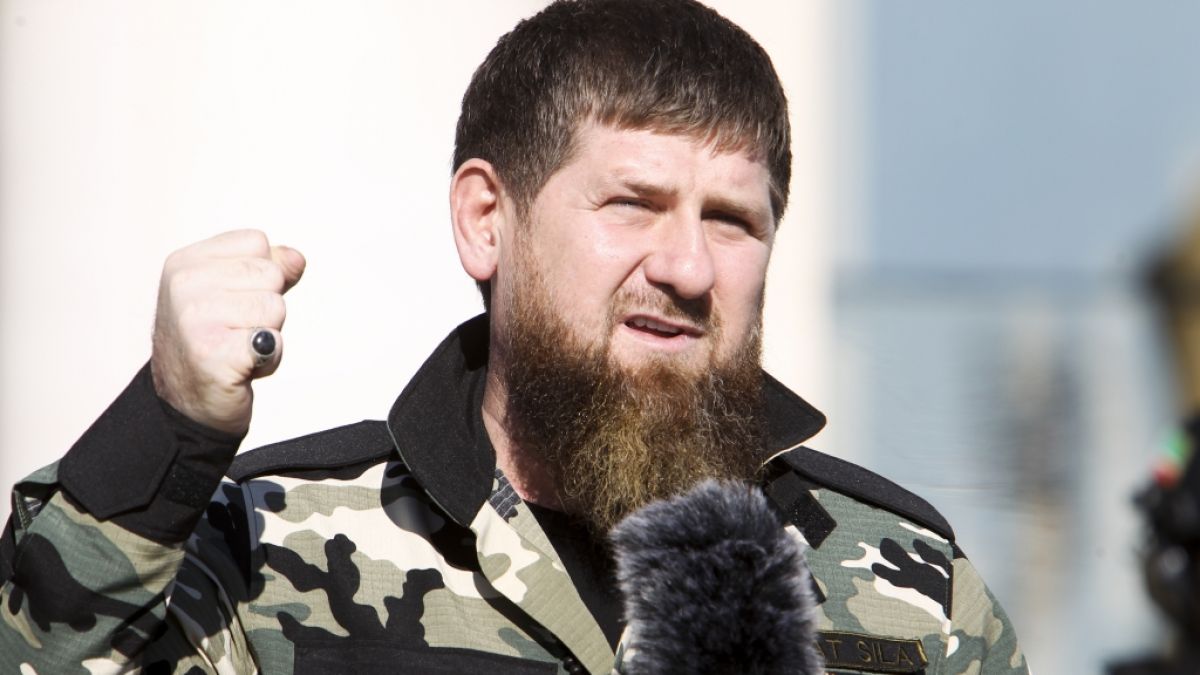 Ramsan Kadyrow hält sich offenbar nicht in der Ukraine auf. (Foto)