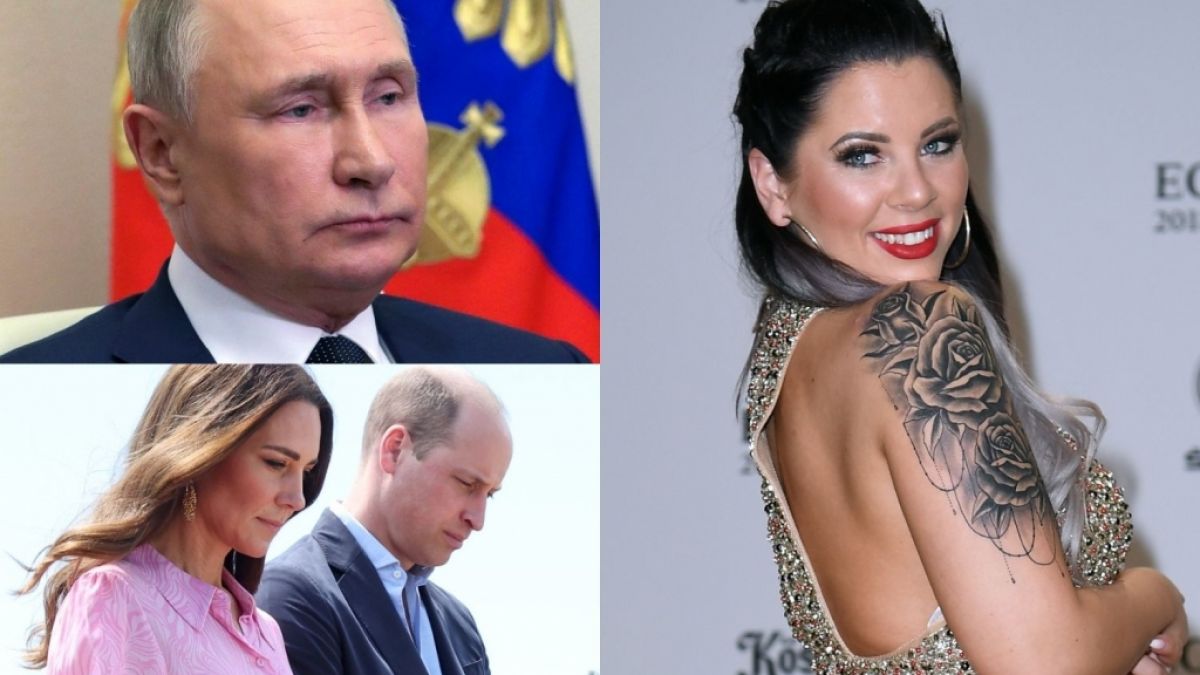 News des Tages am 03.04.2022 mit Schlagzeilen zu Wladimir Putin, Jenny Frankhauser sowie Herzogin Kate und Prinz William. (Foto)