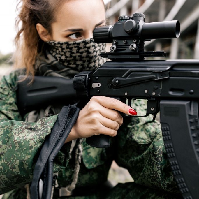 Ukraine-Scharfschützin macht Jagd auf 