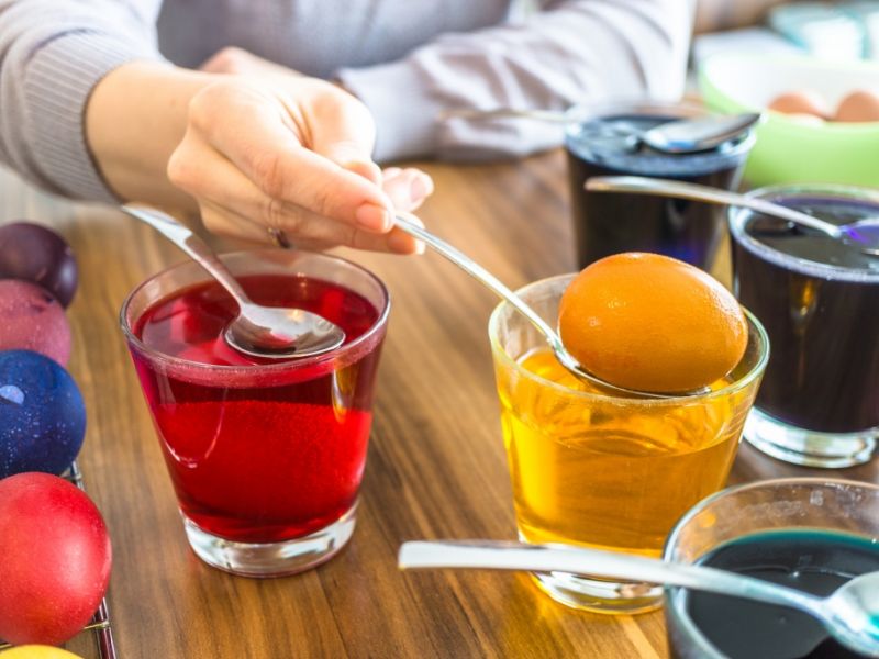 Eierfarben zu Ostern: Sind Ostereierfarben gesund?