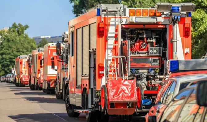 Feuerwehr für das Presseportal