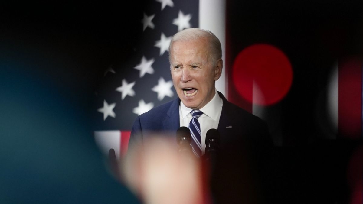 Joe Biden zeigte sich bei einem Auftritt erneut völlig verwirrt. (Foto)