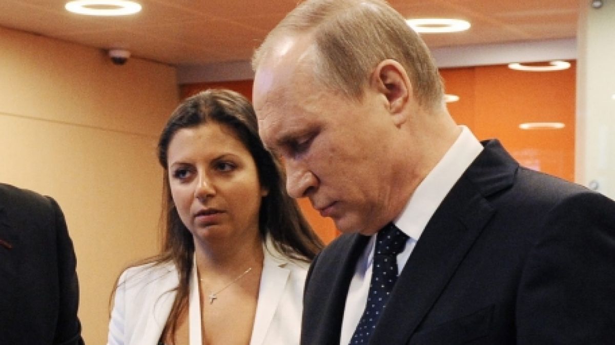Immer im Dienste Putins unterwegs: Margarita Simonyan. (Foto)