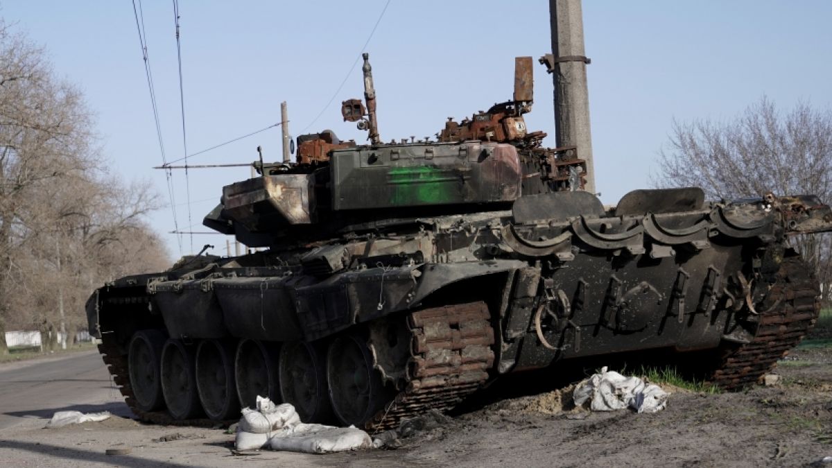 Immer wieder wird über zerstörte russische Panzer berichtet. (Foto)
