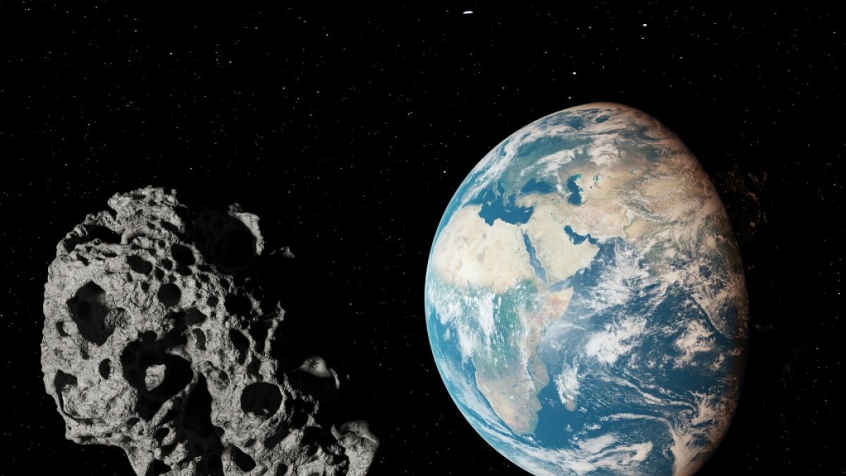 Kurz vor Monatsende kracht ein riesiger Asteroid in die Erdumlaufbahn. (Foto)
