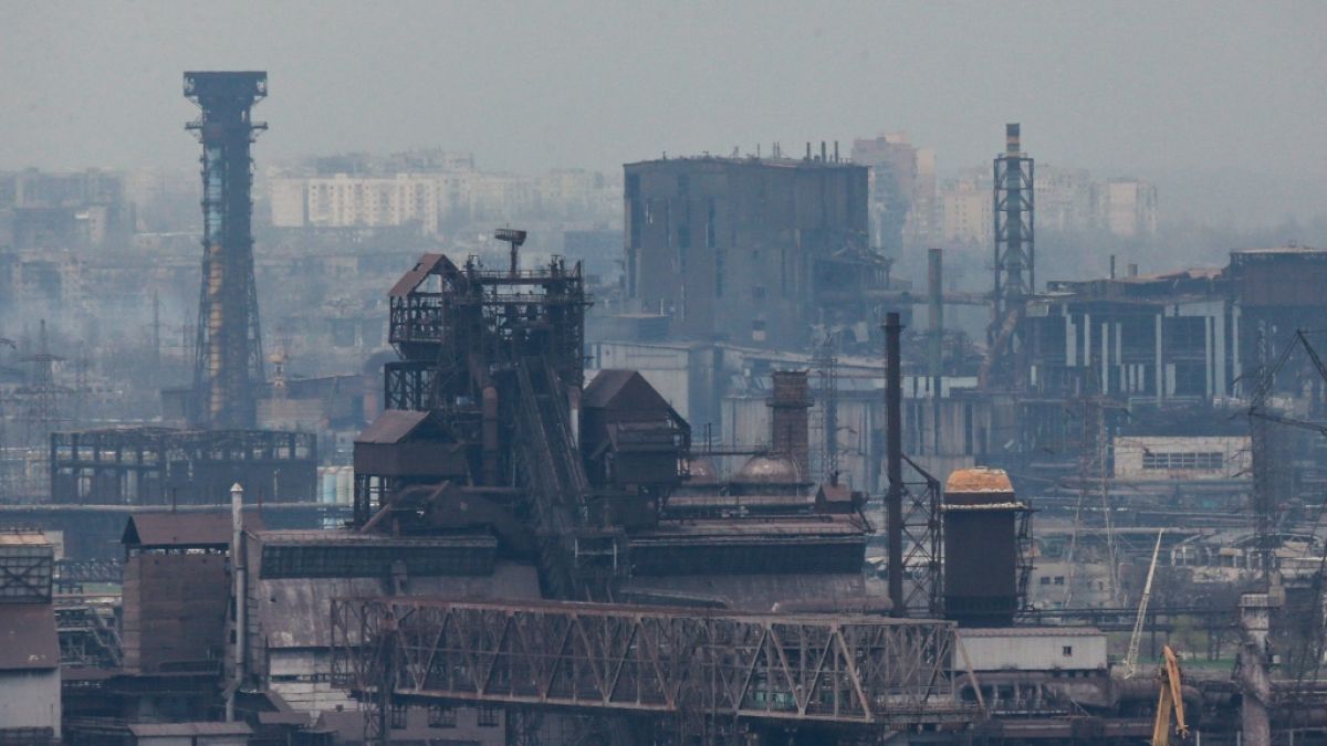 Im Azovstal-Werk in Mariupol sind zahlreiche Kämpfer und Zivilisten eingeschlossen. (Foto)