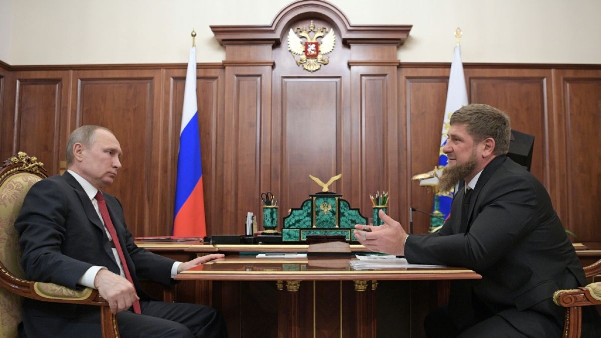 Wladimir Putin und Tschetschenen-Führer Ramsan Kadyrow. (Foto)