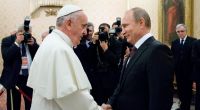 Papst Franziskus und Wladimir Putin 2013 im Vatikan.