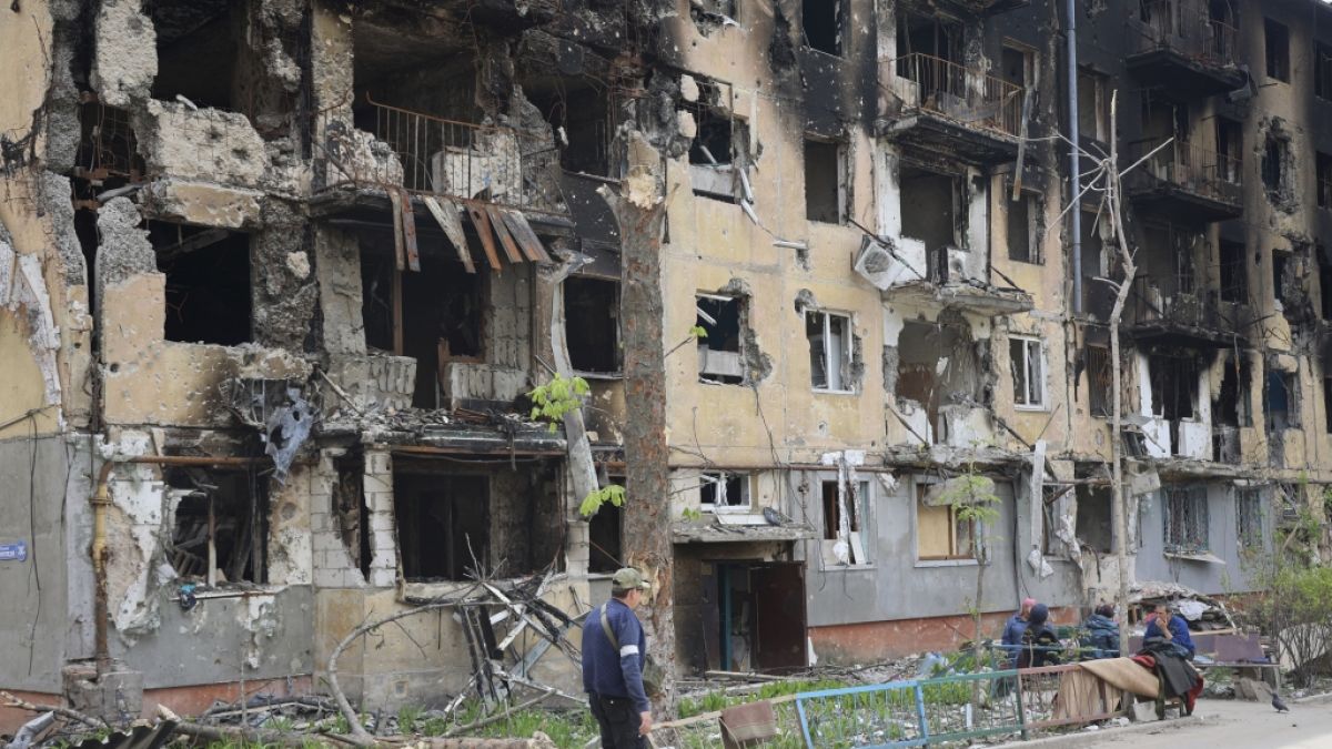 Mariupol ist nach 71 Tagen Krieg fast vollständig zerstört. (Foto)