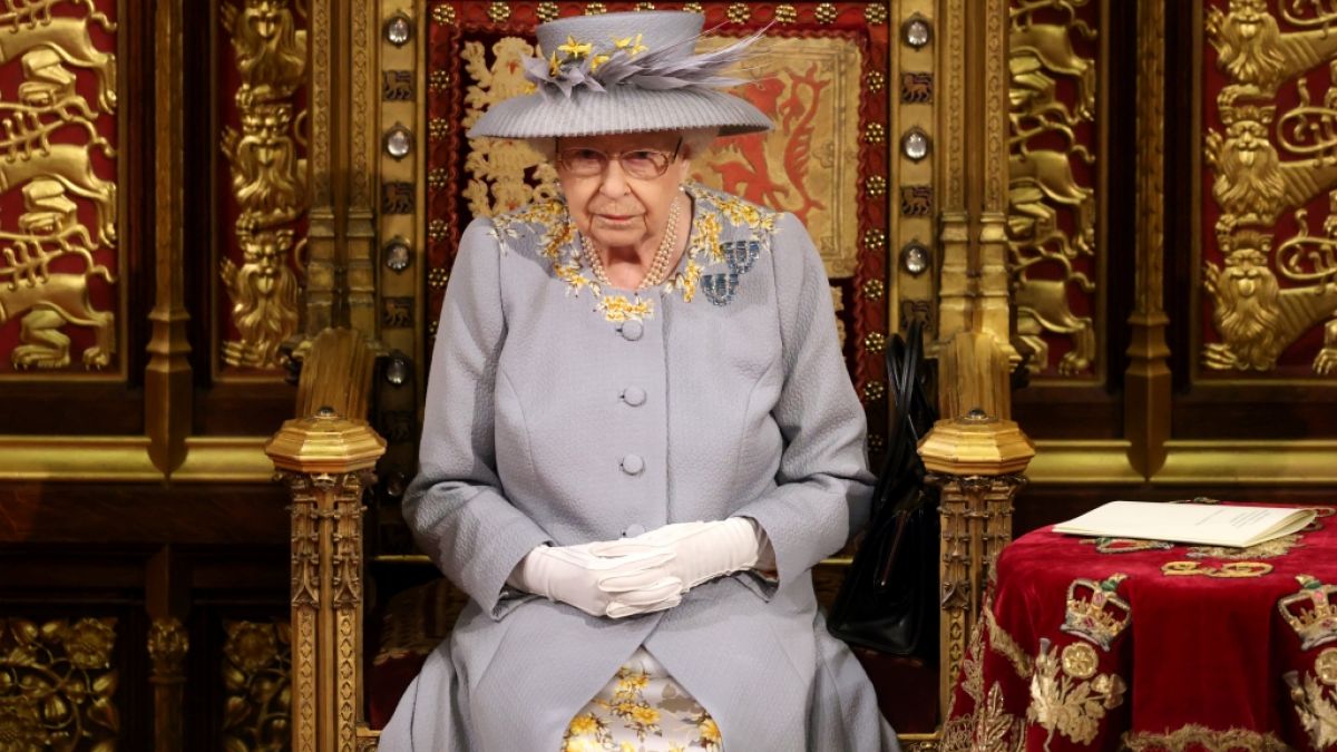 Queen Elizabeth II. nahm an der Parlamentseröffnung 2021 persönlich teil. (Foto)