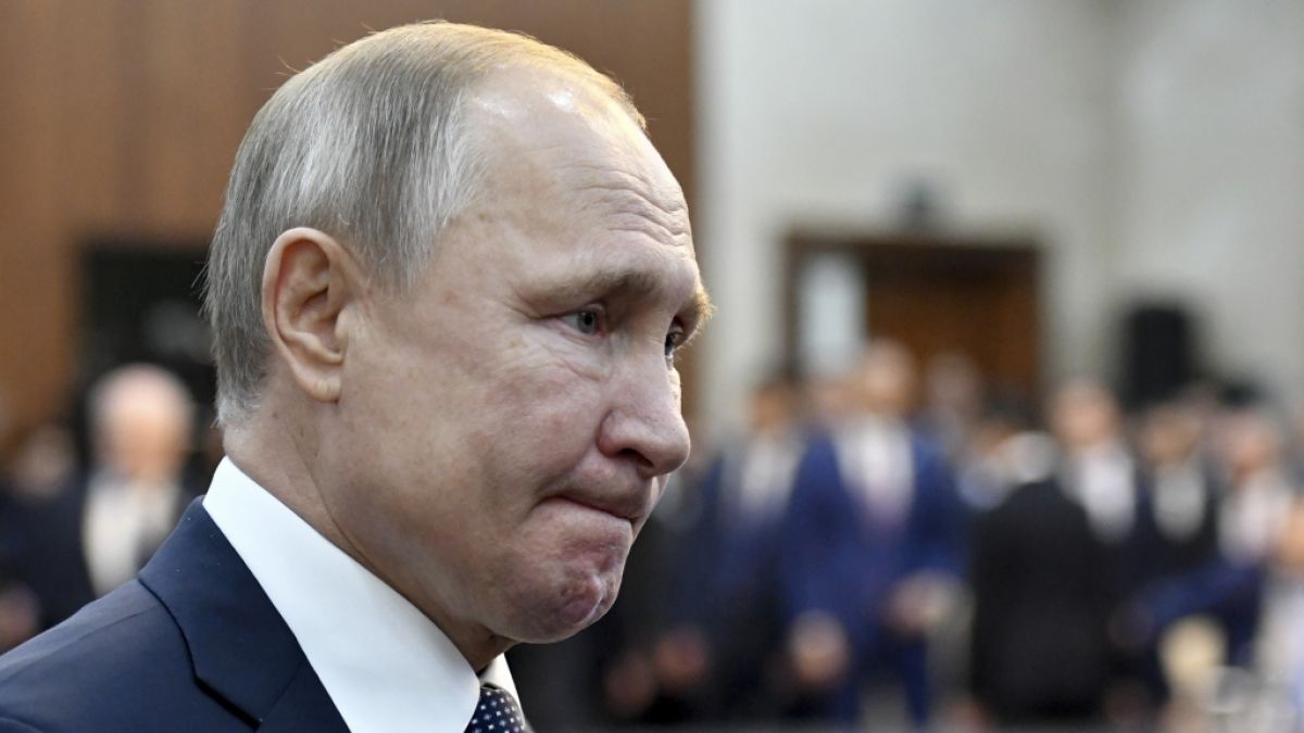 Hacker überraschten Wladimir Putin mit einer Anti-Kriegs-Botschaft. (Foto)