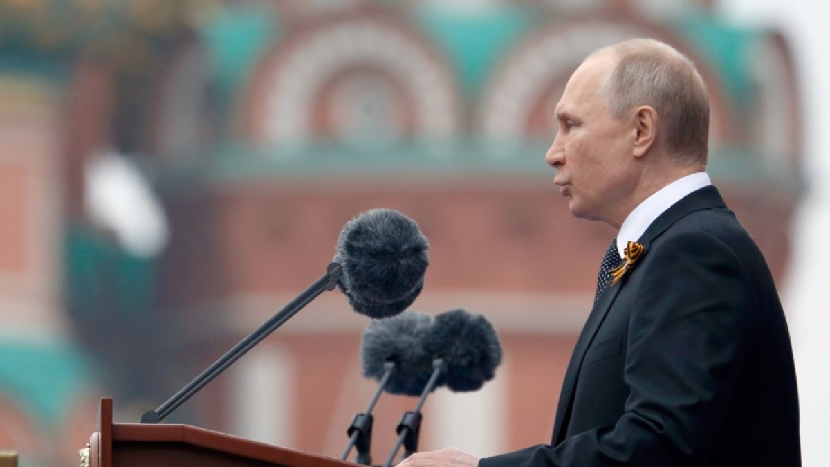 Wladimir Putin hat die Wahrheit über den Ukraine-Krieg in seiner Rede anlässlich des Tag des Sieges verdreht. (Foto)