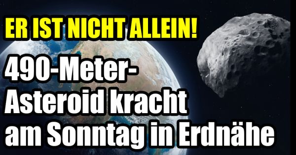 Asteroid 388945 pada 15 Mei 2022: segmen 490 meter jatuh di dekat Bumi pada hari Minggu