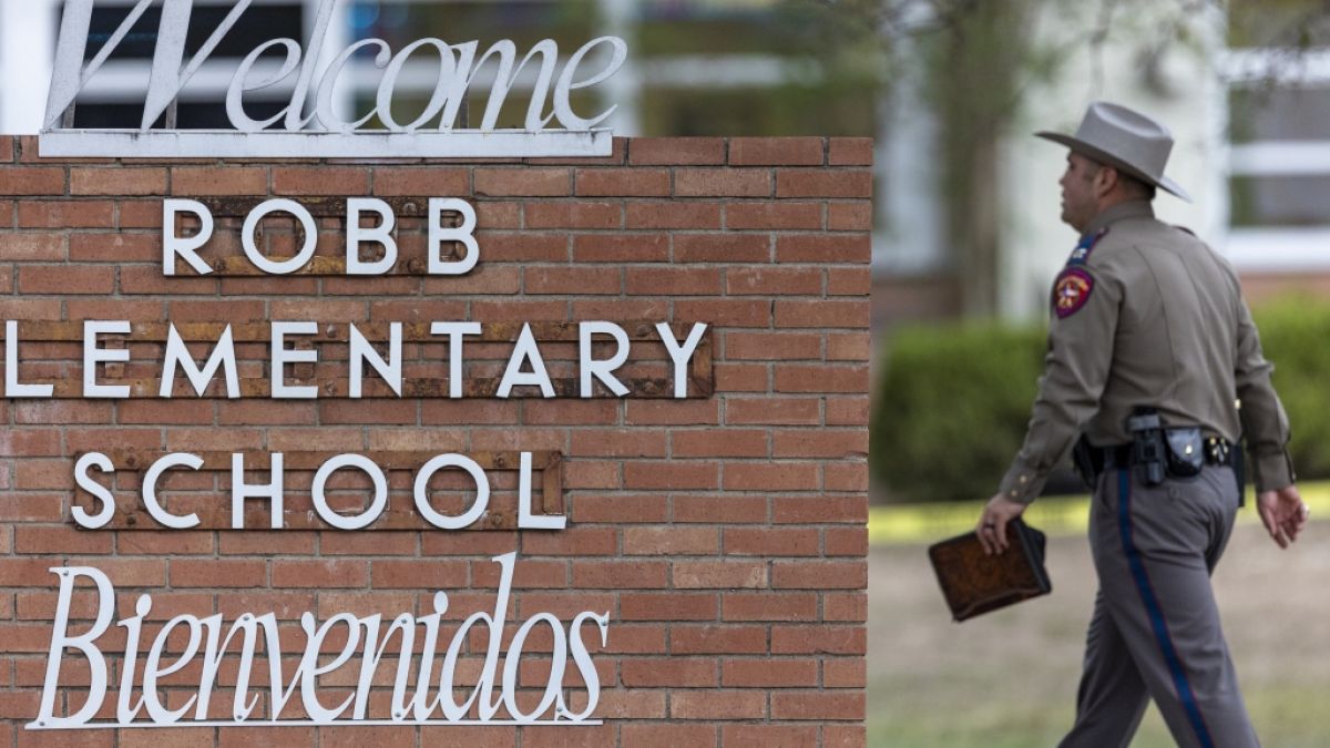 Die Robb Elementary School in Uvalde (Texas) wurde am 24. Mai 2022 Schauplatz eines der schlimmsten Massaker der US-Geschichte. (Foto)