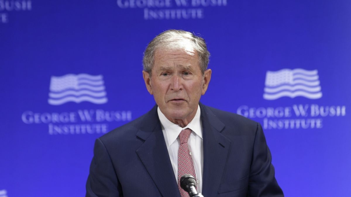 George W. Bush sollte offenbar von einem Anhänger der Terrormiliz IS (Islamischer Staat) ermordet werden. (Foto)