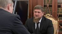 Wladimir Putin und Tschetschenen-Führer Ramsan Kadyrow im Gespräch.