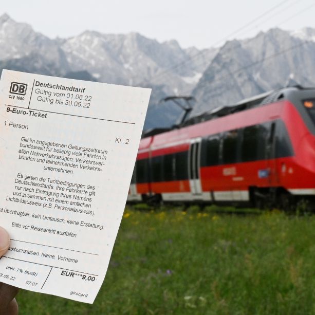 Das 9-Euro-Ticket gilt ab 1. Juni 2022 in allen Nahverkehrszügen der Deutschen Bahn.