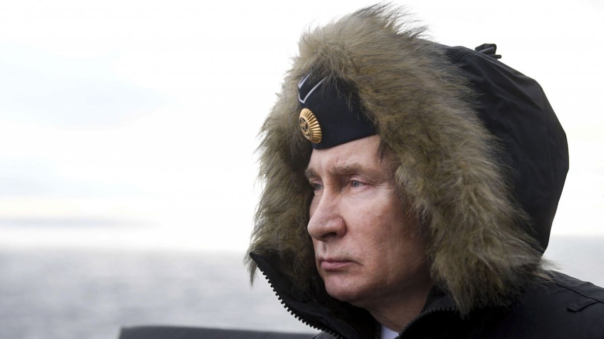 Wladimir Putin bei einem Raketentest auf dem Schwarzen Meer im Jahr 2020. (Foto)