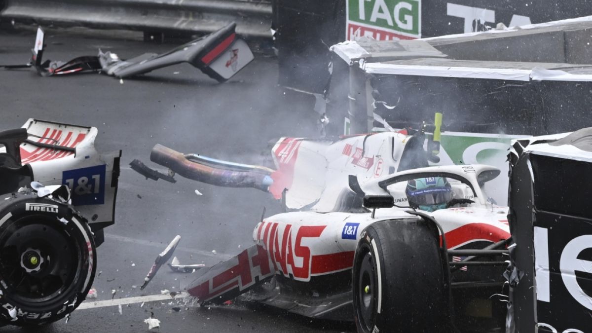 Mick Schumacher verlor beim Großen Preis von Monaco die Kontrolle über seinen Wagen. (Foto)