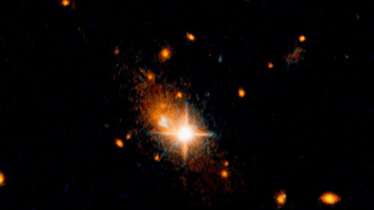 Bei einem Quasar handelt es ich um den aktiven Kern einer Galaxie. (Foto)