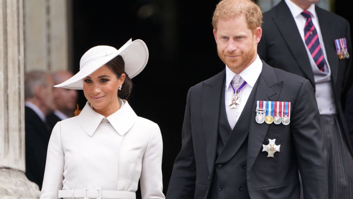 Meghan Markle und Prinz Harry bekamen nur 15 Minuten bei der Queen. (Foto)