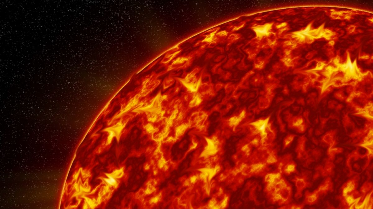 Bei einer Sonneneruption wurde Sonnenplasma in Richtung Erde geschleudert. Schon bald könnte die Plasmawolke auf die Erde treffen. (Foto)