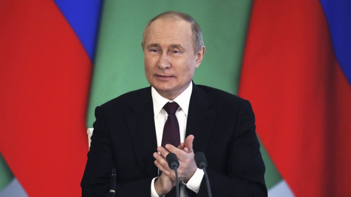 Wladimir Putin schwört die Russen bereits seit Jahren auf einen Konflikt mit dem Westen ein. (Foto)
