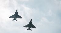 Die Nato schickte mehrere Kampfjets los, um das mysteriöse Flugzeug ausfindig zu machen.