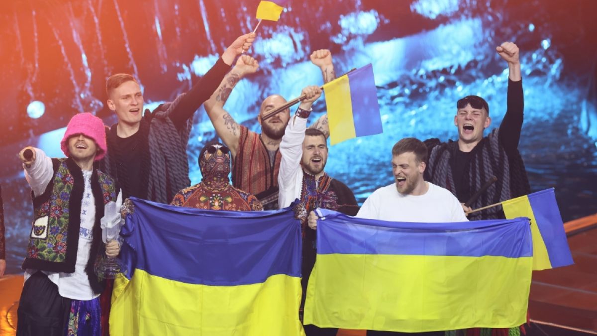 Die Band Kalush Orchestra gewann am 14. Mai den 66. Eurovision Song Contest in Turin mit dem Song "Stefania". (Foto)