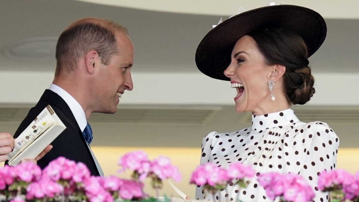 Herzogin Kate amüsierte sich dieser Tage prächtig - und auch Prinz William hatte Grund zum Feiern. (Foto)