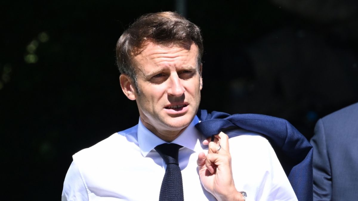 Emmanuel Macron plauderte beim G7-Gipfel offenbar vertrauliche Informationen aus. (Foto)