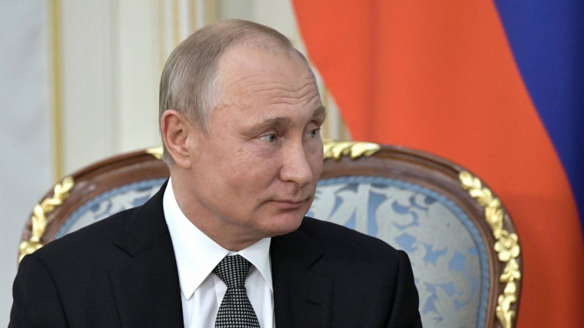 Wladimir Putin soll im Ukraine-Krieg eine wichtige Versorgungslinie verloren haben. (Foto)