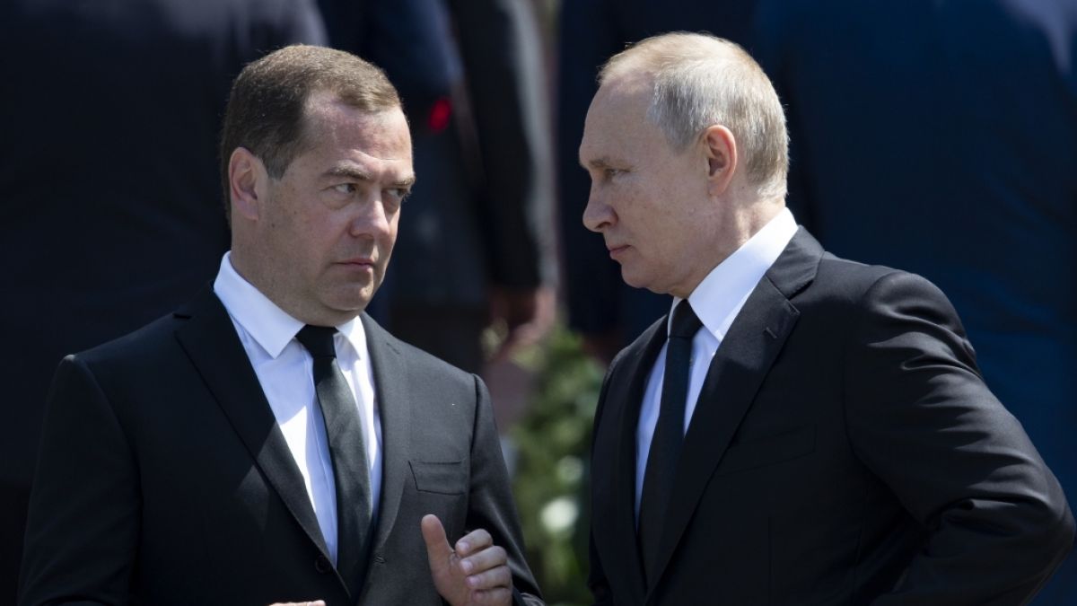 Putin-Verbündeter Dmitri Medwedew warnt den Westen vor einen Atomkrieg. (Foto)