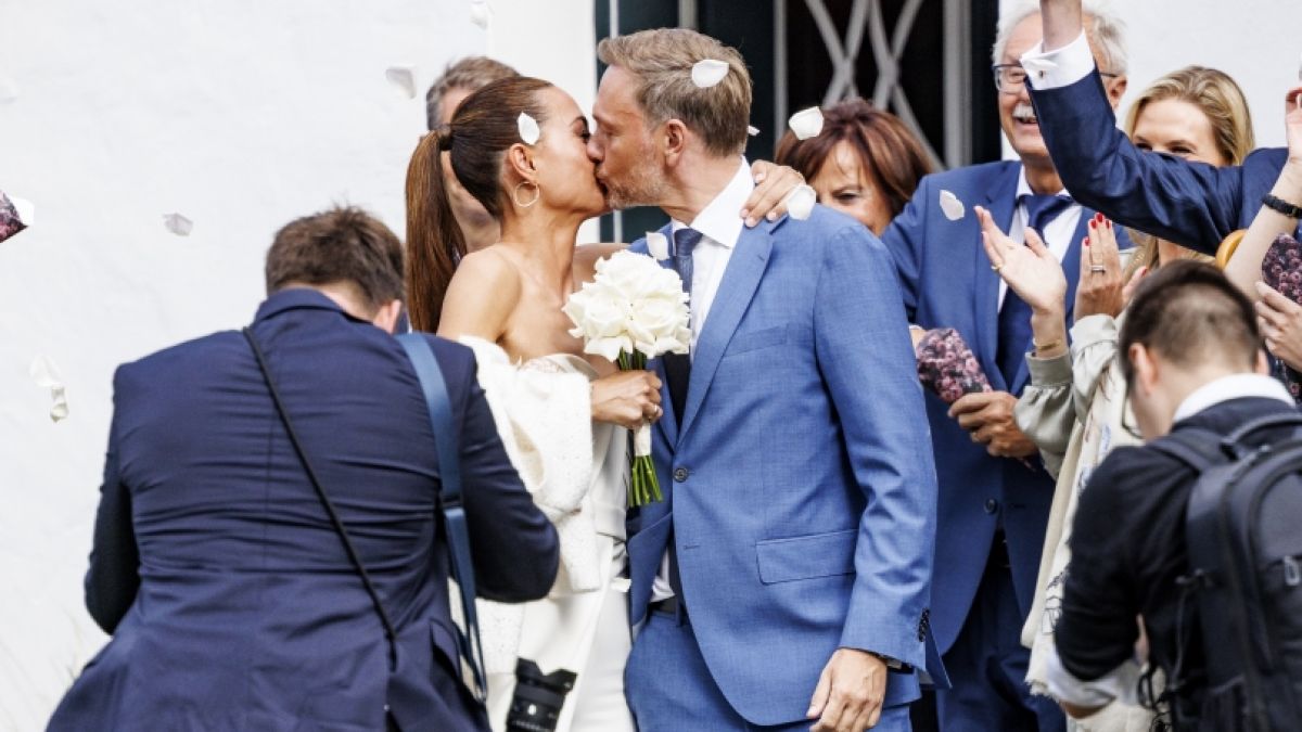 Christian Lindner und Franca Lehfeldt haben geheiratet. (Foto)