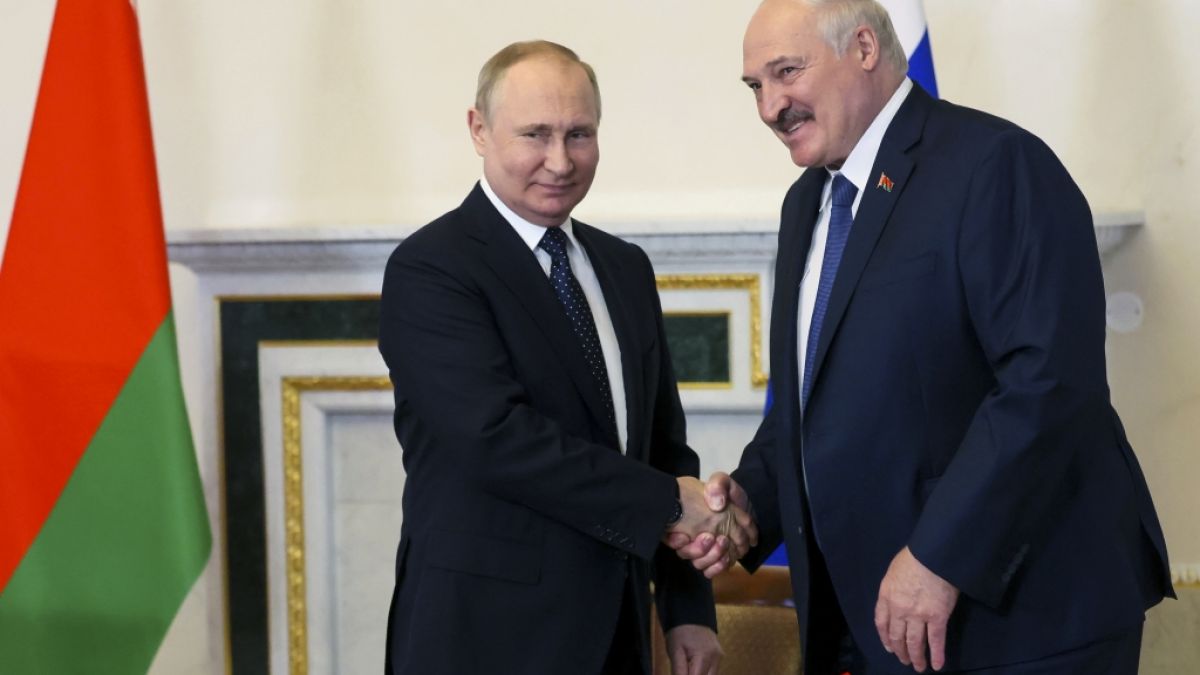 Alexander Lukaschenko unterstützt Wladimir Putins Krieg in der Ukraine. (Foto)