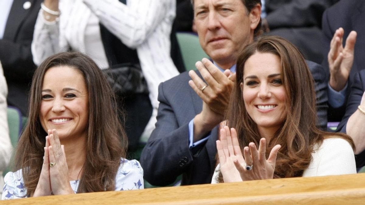 Herzogin Kates Schwester Pippa Middleton (l.) ist zum dritten Mal Mutter geworden. (Foto)