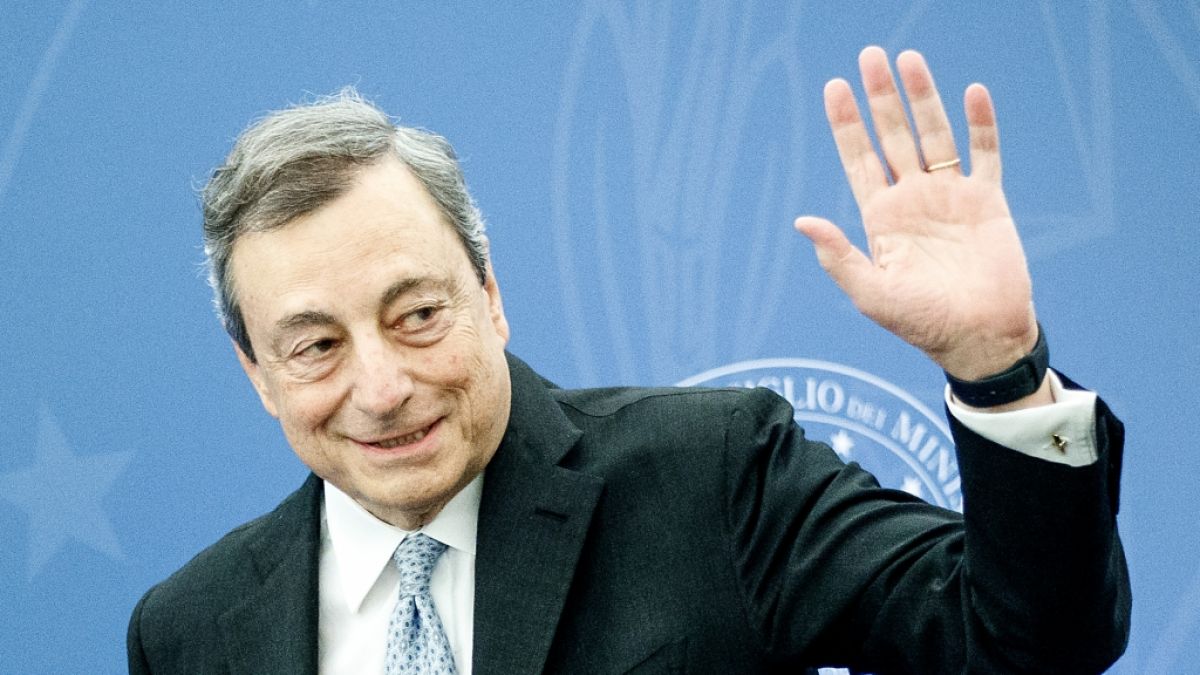 Hammer in Italien: Ministerpräsident Mario Draghi (74) will "Tschüss" sagen. (Foto)