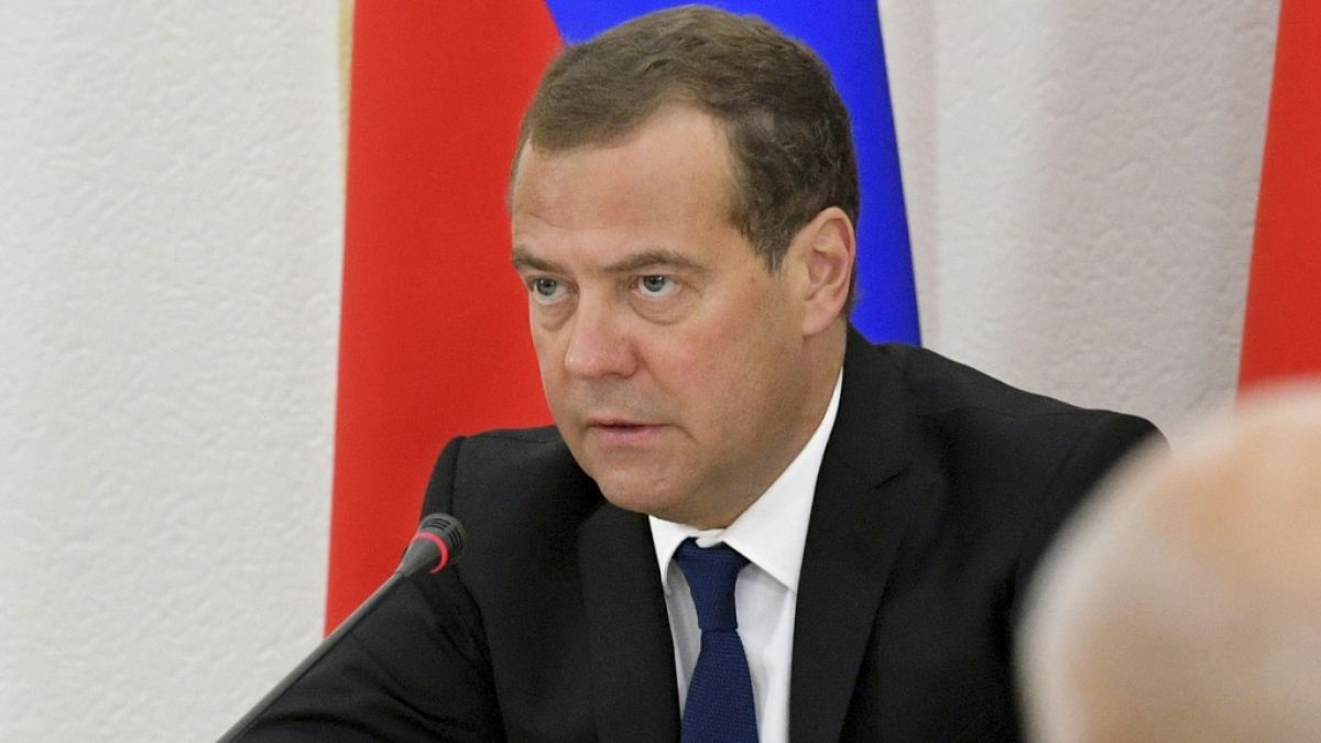 Der frühere russische Präsident Dmitri Medwedew hat offen mit der Auslöschung der Ukraine gedroht. (Foto)