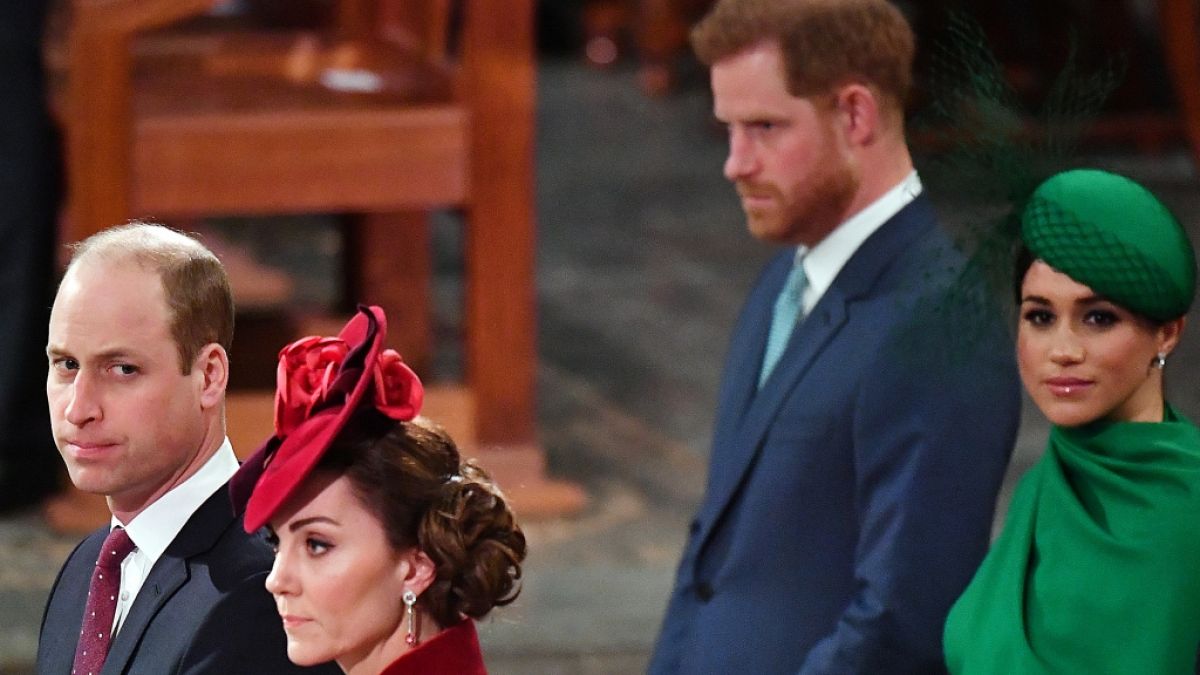 Ob sich Prinz Harry und Meghan Markle jemals mit Prinz William und Herzogin Kate versöhnen werden, steht in den Sternen. (Foto)