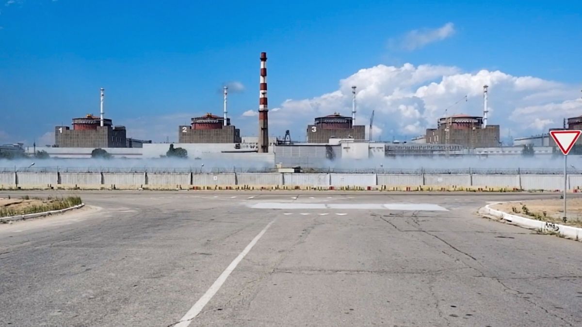 Russische Truppen besetzen derzeit das Atomkraftwerk Saporischschja. (Foto)