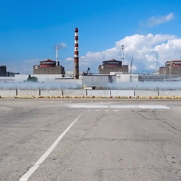 Russische Truppen besetzen derzeit das Atomkraftwerk Saporischschja.