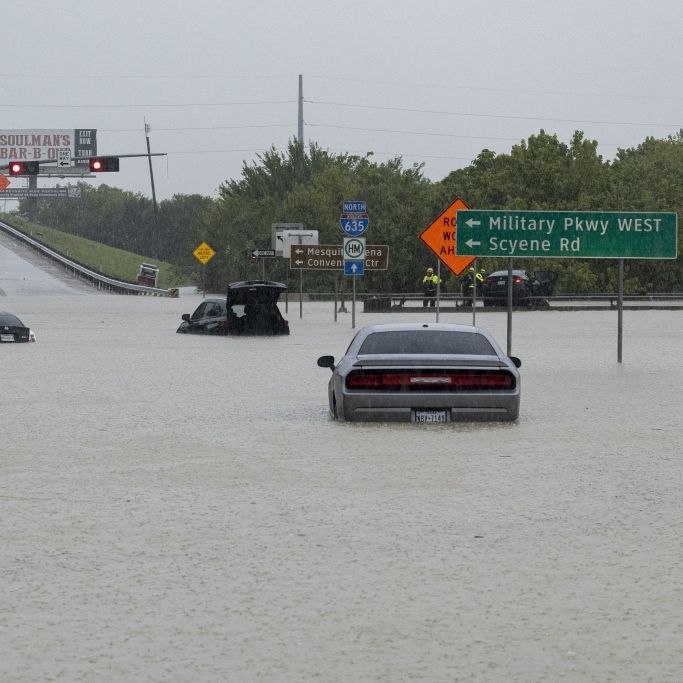Heftige Überschwemmung! Frau (60) im Auto von Brücke gespült - tot